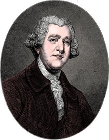 Josiah Wedgwood, 18th century English industrialist and potter, c1880.  Artist: Unknown.