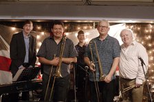 Mark Nightingale Quintet, Splash Point Jazz, The Fishermans Eastbourne, 30th June 2021. Creator: Brian O'Connor.