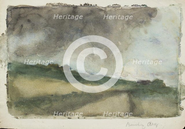'Banchory, August', possibly early-mid 1880s. Creator: George Clausen.
