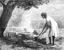 Sketches in Madagascar: native distilling spirit from sugar-cane, 1881. Creator: Unknown.