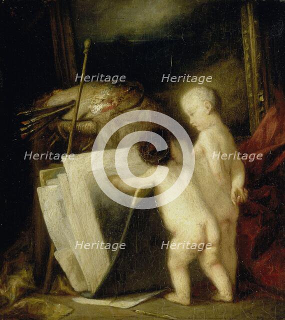 The little art lovers, 1840-1886. Creator: Hippolyte Michaud.