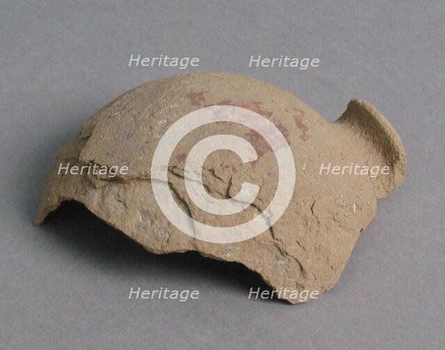 Pot Fragment, Coptic, 4th-7th century. Creator: Unknown.