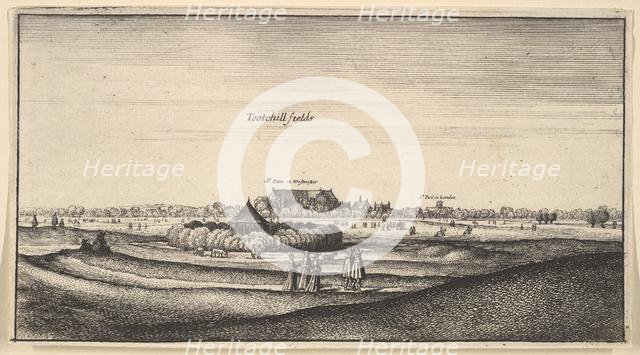 Tootehill fields (Amoenissimi aliquot locorum... Prospectus), 1625-77. Creator: Wenceslaus Hollar.