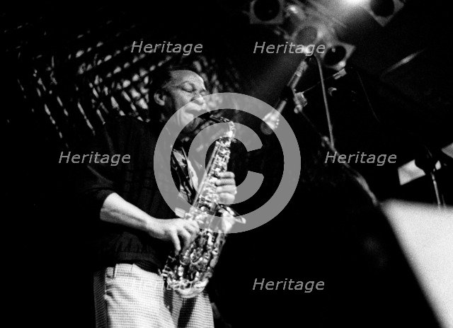 Frank Morgan, Subterranean Club, Labroke Grove, London, Oct 1990. Artist: Brian O'Connor.