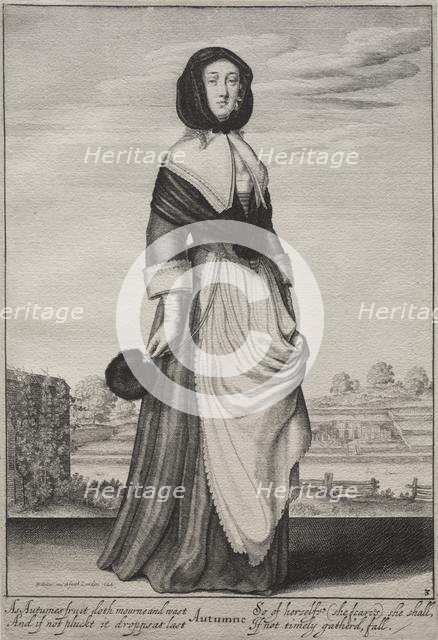 The Seasons: Autumn, 1643-1644. Creator: Wenceslaus Hollar (Bohemian, 1607-1677).