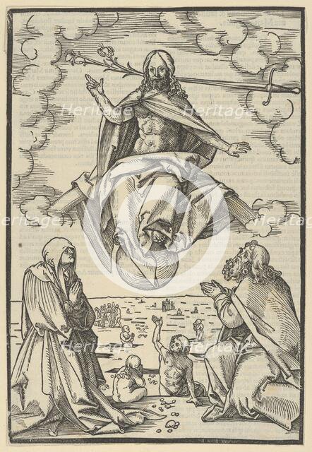 The Last Judgment, from Speculum passionis domini nostri Ihesu Christi, 1507. Creator: Hans Schäufelein the Elder.