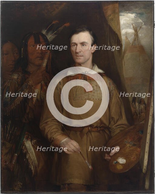 George Catlin, 1849. Creator: William Fisk.