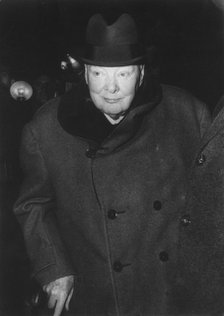 Sir Winston Churchill (1874-1965), British prime minister, 1961. Artist: Unknown