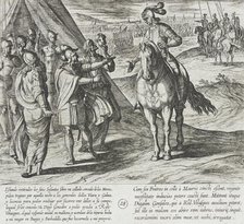 Ruy Velazquez Refuses to Help the Infantes, 1612. Creator: Antonio Tempesta.