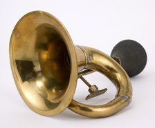 Brass Bulb Horn  . Artist: Unknown.