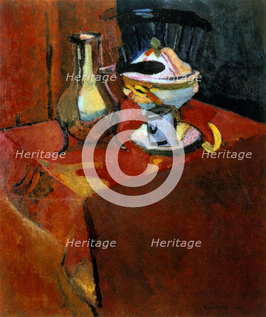 'Crockery on a Table', 1900. Creator: Henri Matisse.