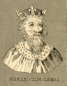 'Alfred the Great', (c847-899), 1830. Creator: Unknown.