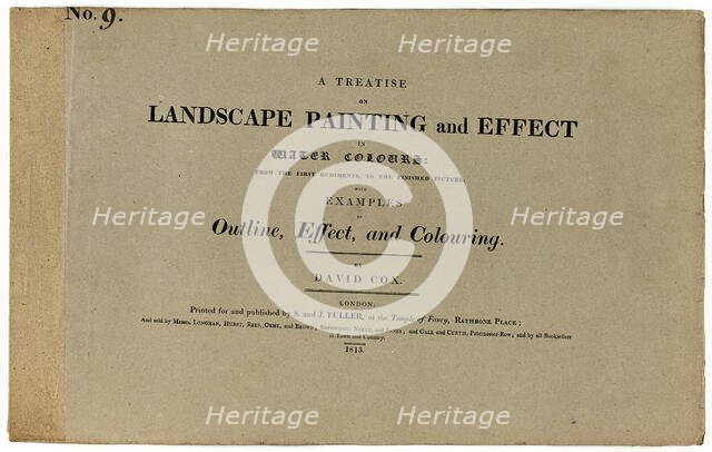 A Treatise on Landscape Painting and Effect in Water Colours: From the First Rudiments..., No. 9, 18 Creator: David Cox the elder.