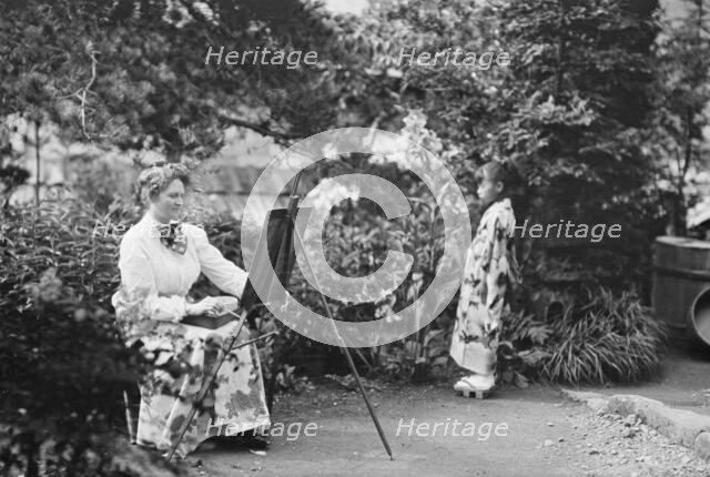 Travel views of Japan and Korea, 1908. Creator: Arnold Genthe.