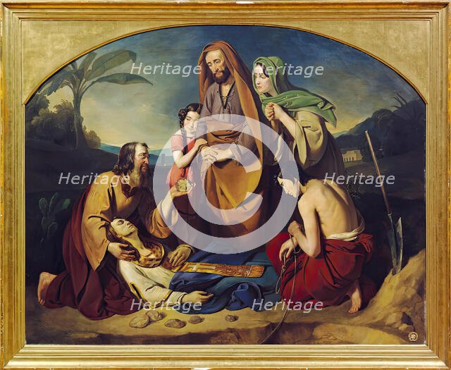 The Funeral of Saint Stephen, 1835. Creator: Adam Brenner.