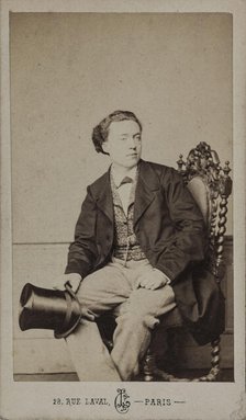 Portrait of the composer Louis Diémer (1843-1919), c. 1875. Creator: Crémière, Léon (1831-1913).