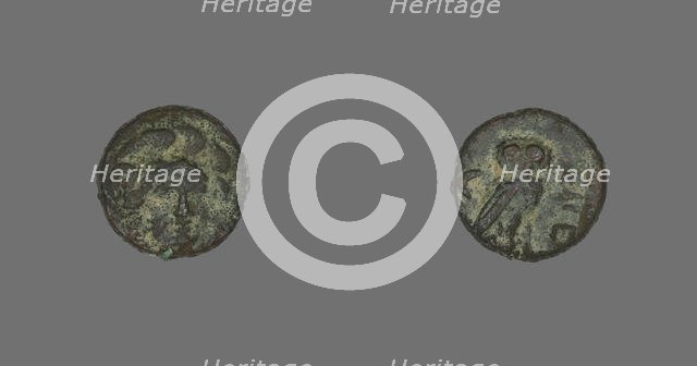 Coin Depicting the Goddess Athena, 4th century BCE. Creator: Unknown.