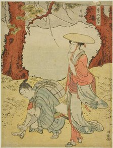 Totsuka, from the series "Mount Fuji in the Four Seasons (Shiki no Fuji)", c. 1785. Creator: Torii Kiyonaga.