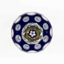 Paperweight, France, c. 1845-60. Creator: Saint-Louis Glassworks.