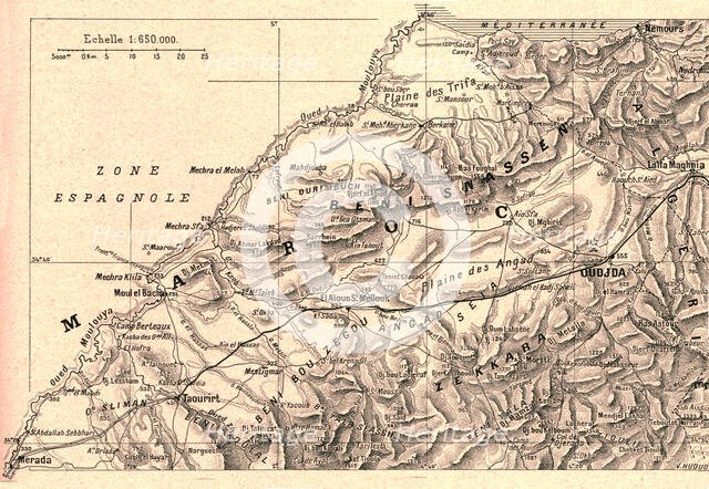 ''La plaine d'Oudjda; Afrique du nord', 1914. Creator: Unknown.