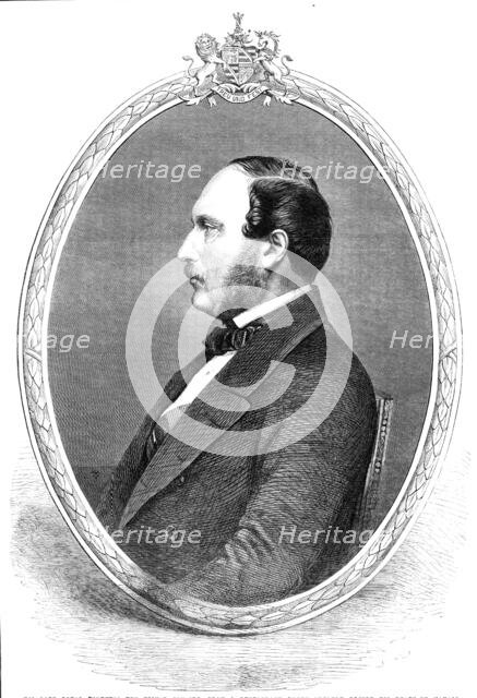 His late Royal Highness the Prince Consort, from a photograph taken shortly before... 1861. Creator: Unknown.