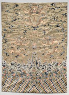 Fragment of a Mandarin Robe, 1700s. Creator: Unknown.