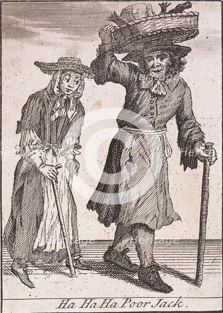 'Ha Ha Ha Poor Jack', Cries of London, (c1688?). Artist: Anon