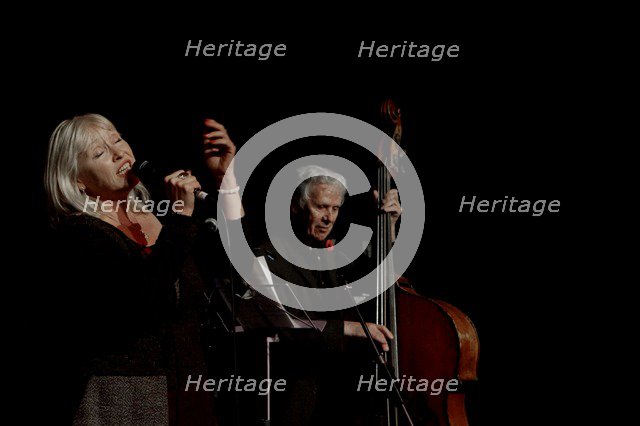 Tina May with Herbie Flowers, Hawth, Crawley, West Sussex, Nov 2015. Artist: Brian O'Connor.