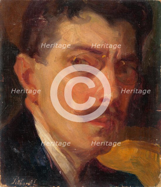 Study for a Self-Portrait, around 1900. Creator: Ludovit Pitthordt.
