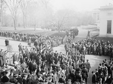 New Year's Reception at White House - General View; Army And Navy Officers, 1912. Creator: Harris & Ewing.