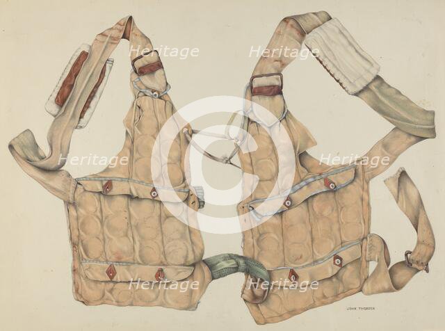 Money Vest, 1935/1942. Creator: John Thorsen.