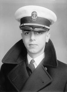 Wayne M. Brown, Midshipman - Portrait, 1933. Creator: Harris & Ewing.