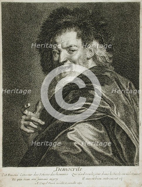 Democritus, 1692. Creator: Antoine Coypel.