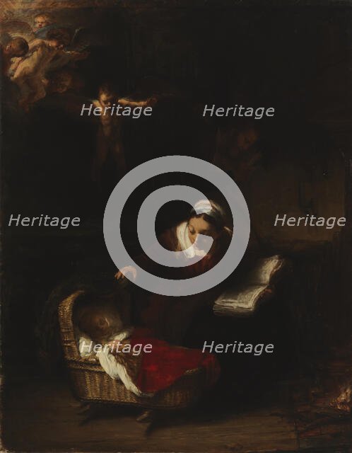 The Holy Family, copy after Rembrandt, 1892. Creator: Venny Soldan-Brofeldt.