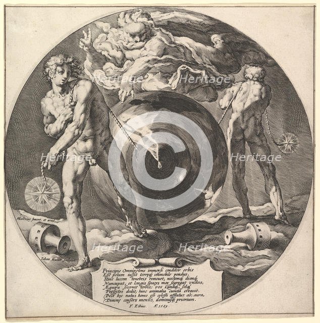 Title: Creation of the World, ca. 1592. Creator: Jan Muller.