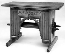 Folding Table, French, 1508. Creator: Unknown.