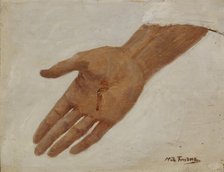 Hand; Sketch for a Picture of Christ. Creator: Nils Forsberg.