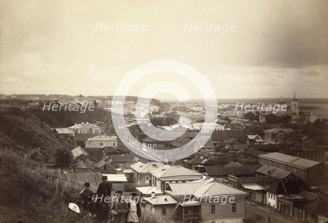 Cityscape view of Tomsk, between 1885 and 1886. Creator: Unknown.