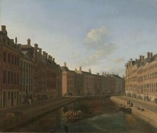View of the Gouden Bocht in the Herengracht from the east, (Amsterdam), 1685. Creator: Gerrit Berckheyde.