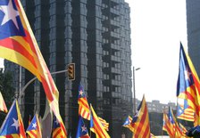 National Day of Catalonia, Barcelona, 11-09-2014.  Creator: LTL.