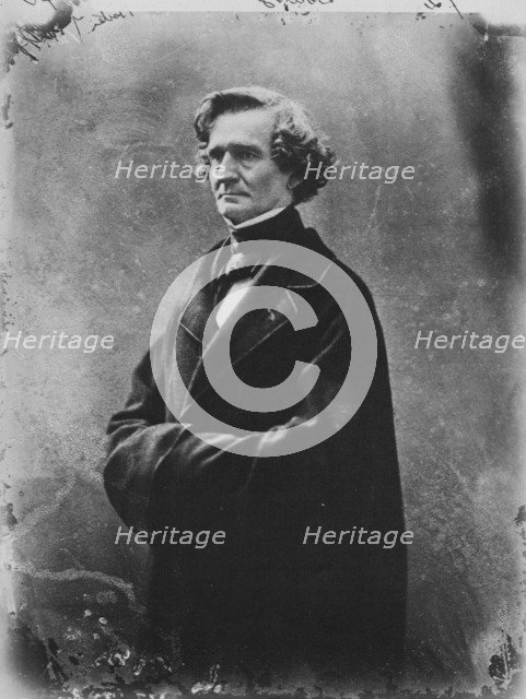Hector Berlioz, French Romantic composer, c1863. Artist: Gaspard-Felix Tournachon