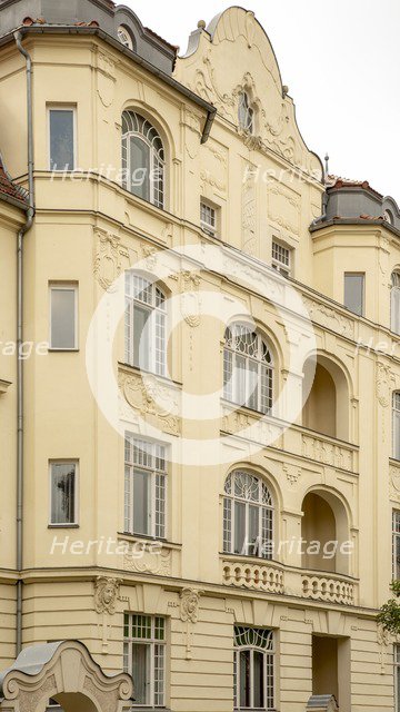 Jugendstil House, Villa Zapfe, Humboldtstrasse 21-21a, Weimar, Germany, (1907), 2018.  Artist: Alan John Ainsworth.
