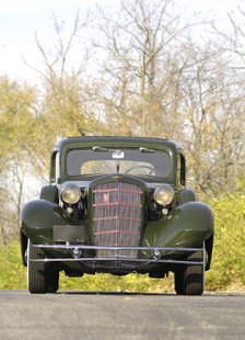 Cadillac V8 355d coupe by Fisher 1934. Artist: Simon Clay.