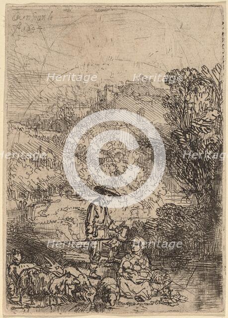 The Shepherd and His Family, 1644. Creator: Rembrandt Harmensz van Rijn.