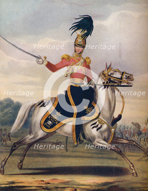Officer of the 17th Lancers, c1833. (1914). Artist: Unknown