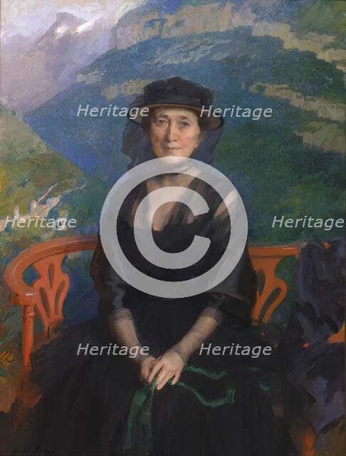 Portrait of Mrs. Addison C. Harris, 1917. Creator: Cecilia Beaux.