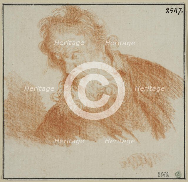 Head of an old man. Creator: Rembrandt Harmensz van Rijn.