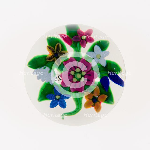 Paperweight, France, 19th century. Creator: Saint-Louis Glassworks.