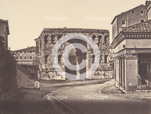 Arco di Giano, 1848-52. Creator: Eugène Constant.