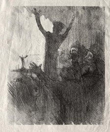 Schlomé Fuss à la Synagogue, 1897. Creator: Henri de Toulouse-Lautrec (French, 1864-1901); Henri Floury.